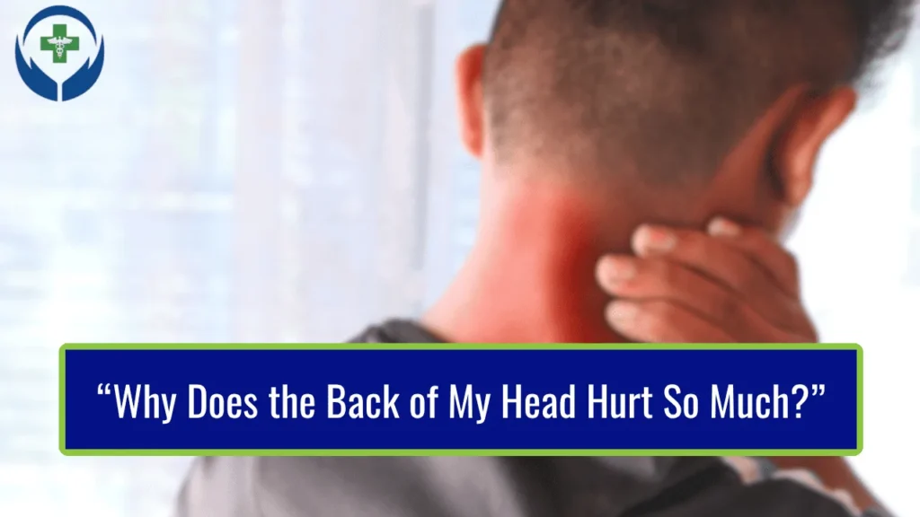 What actually causes "back of head pain" and what's the treatment